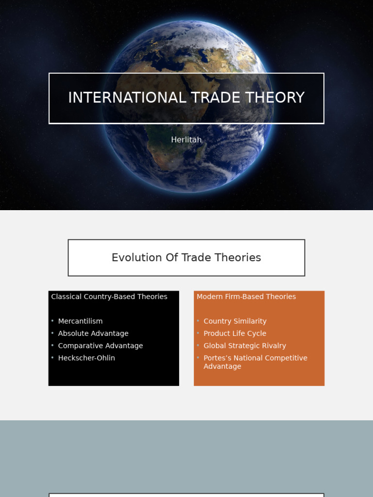Pertemuan 3 - International Trade Theory 1 | PDF | Mercantilism | Economies