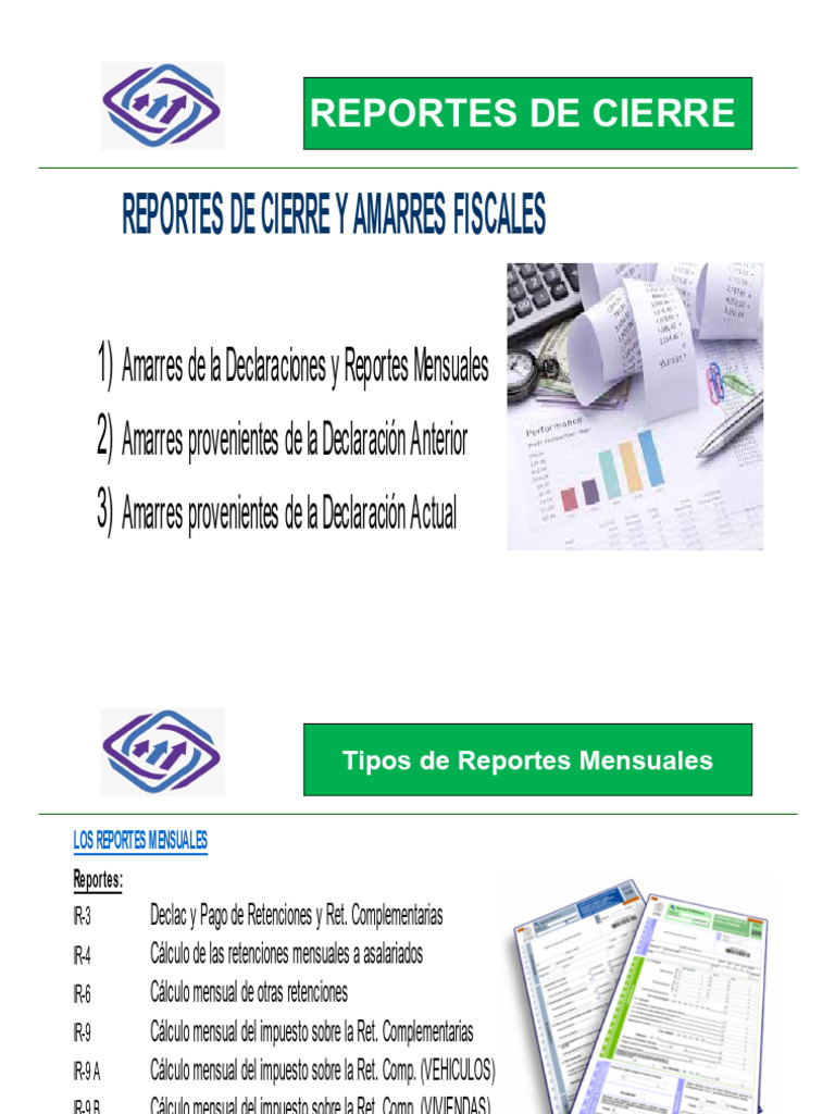 Amarres Contables y Reportes Fiscales | PDF