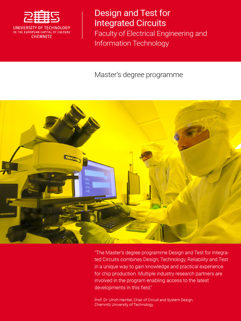 Master’s in IC Design and Testing | PDF | Integrated Circuit | Electronics