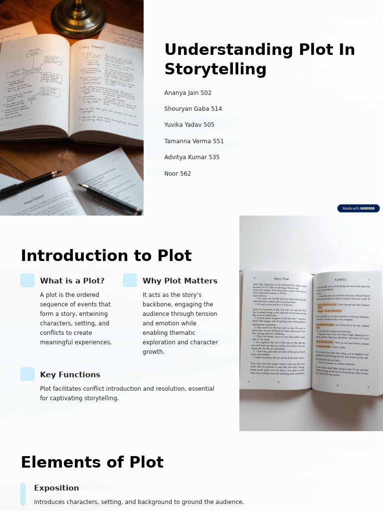 Understanding Plot in Storytelling | PDF | Plot (Narrative) | Narrative