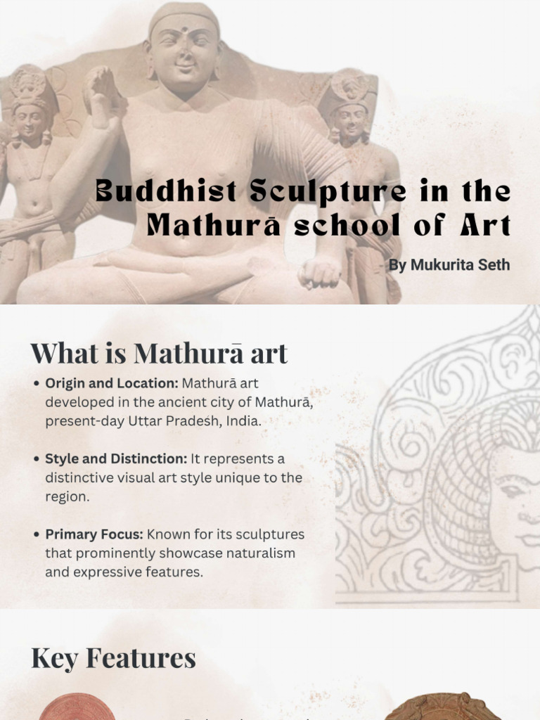 Buddhist Sculpture in The Mathura School of Art 1 Compressed | PDF