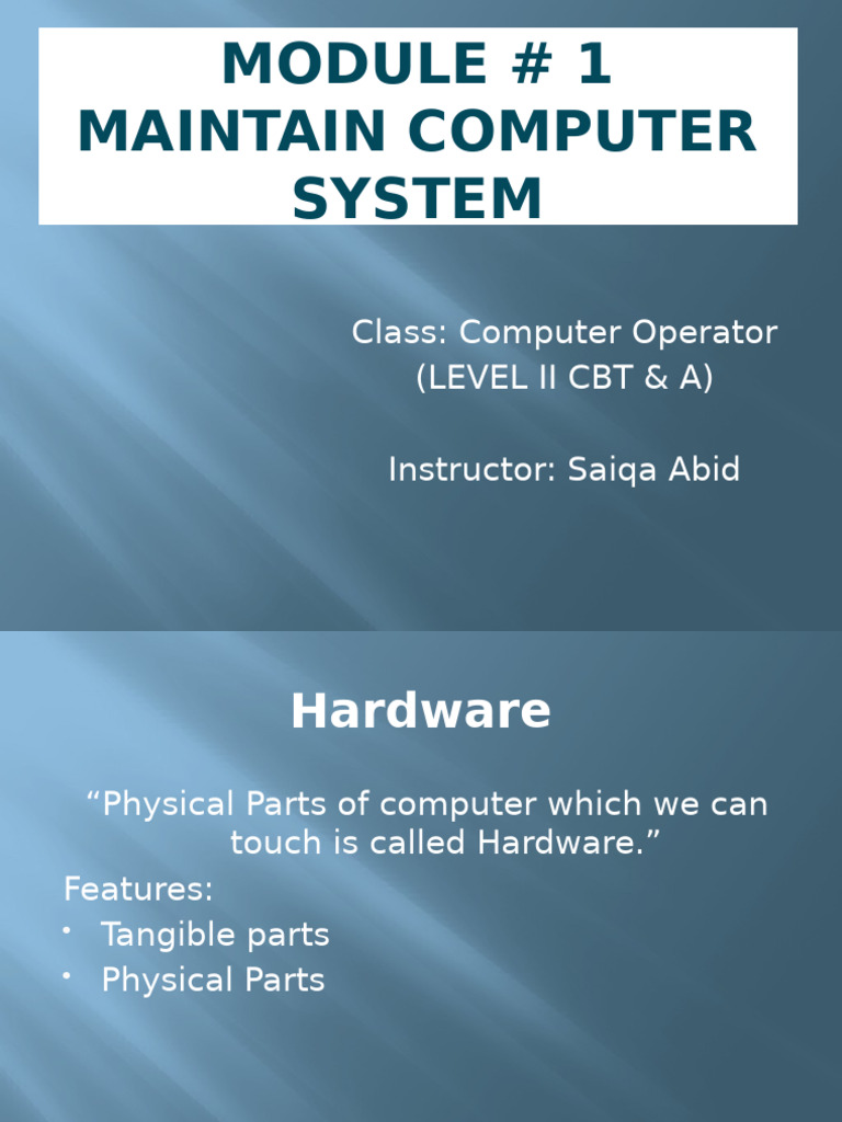 Introduction of Computers 3 | PDF