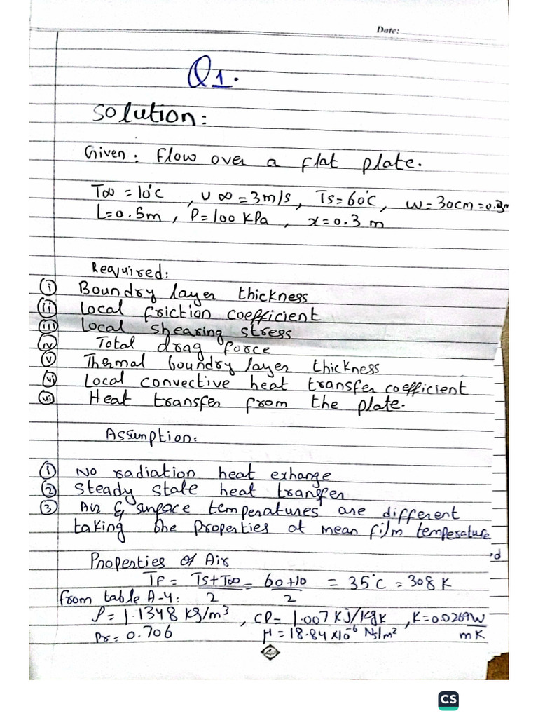 Ahmed HMT Assignment | PDF