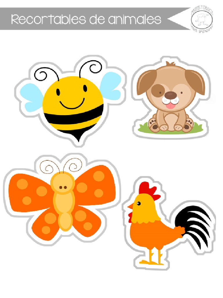 Recortables de Animales para Imprimir2 | PDF