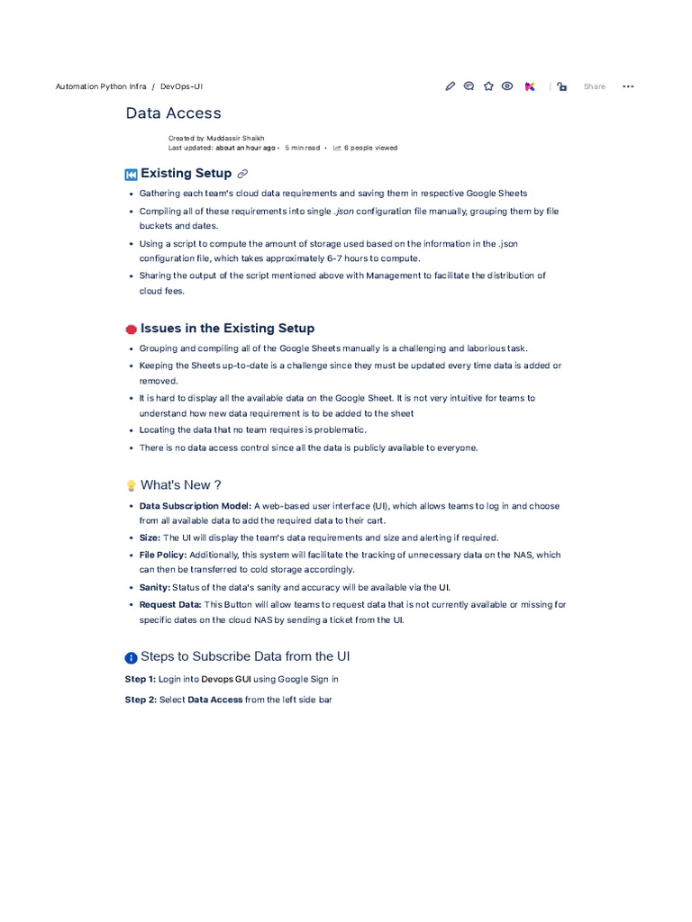Data Access UI for Cloud Subscriptions | PDF | Computer File | User ...