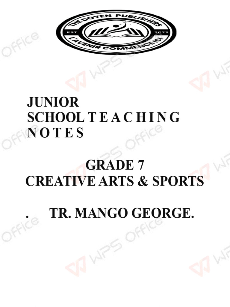 Grade 7 - Creative Arts and Sports | PDF | Creativity | The Arts