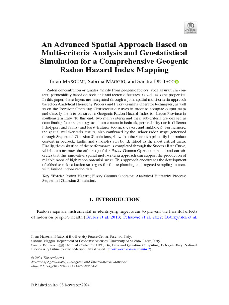 An Advanced Spatial Approach Based On Multi-Criter | PDF | Receiver ...