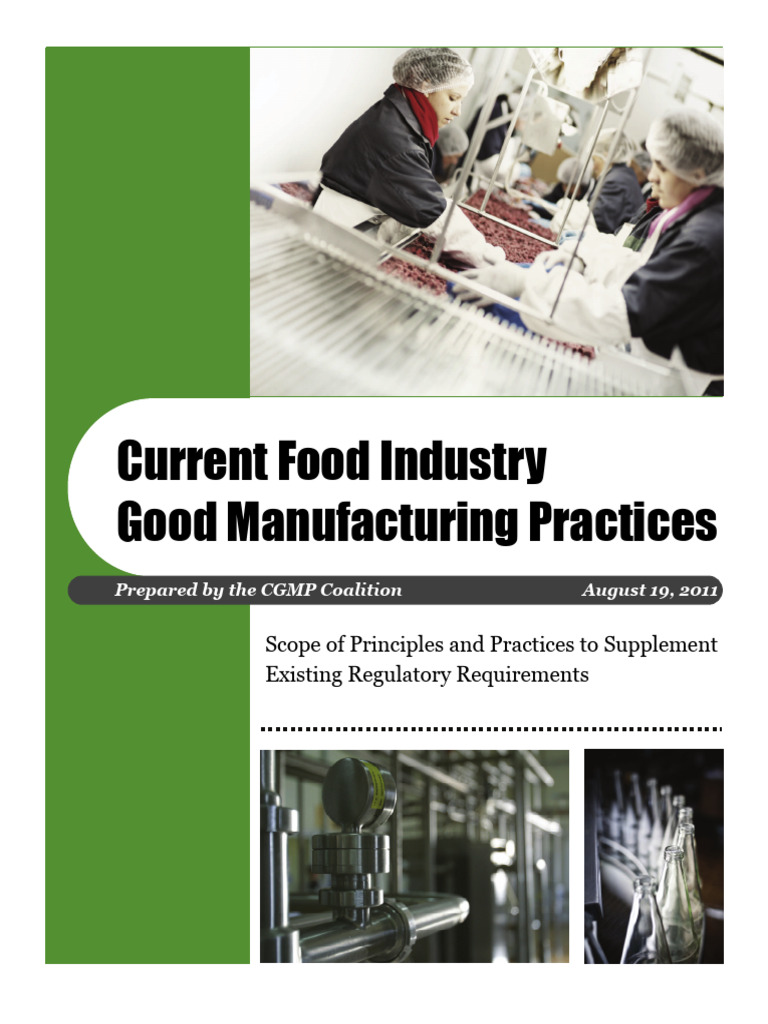 Current Food Industry GMP 2011 | PDF | Food Safety | Hazard Analysis ...