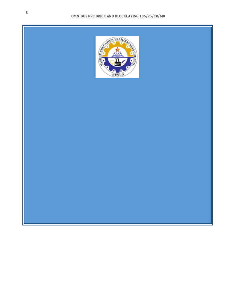 National Foundation Certificate in Blocklaying | PDF | Concrete ...
