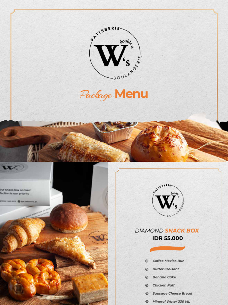 Package Menu - Snack Box - 240609 - 203630 | PDF | Muffin | Cakes