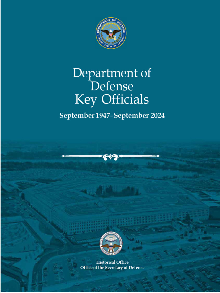 DoD Key Officials 1947-2024 Overview | PDF | Joint Chiefs Of Staff ...