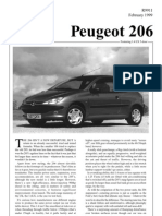 Plugin PEUGEOT 206 1.4LX - 5 - DOOR FEB1999 FULLTEST