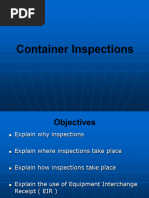 Container Inspection and Sealing Guide | PDF | Truck | Vehicle Technology