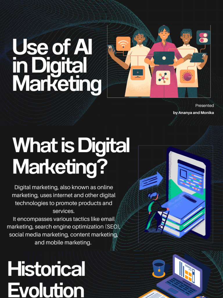Black and Cyan Modern Digital Marketing Presentation - 20250419 ...