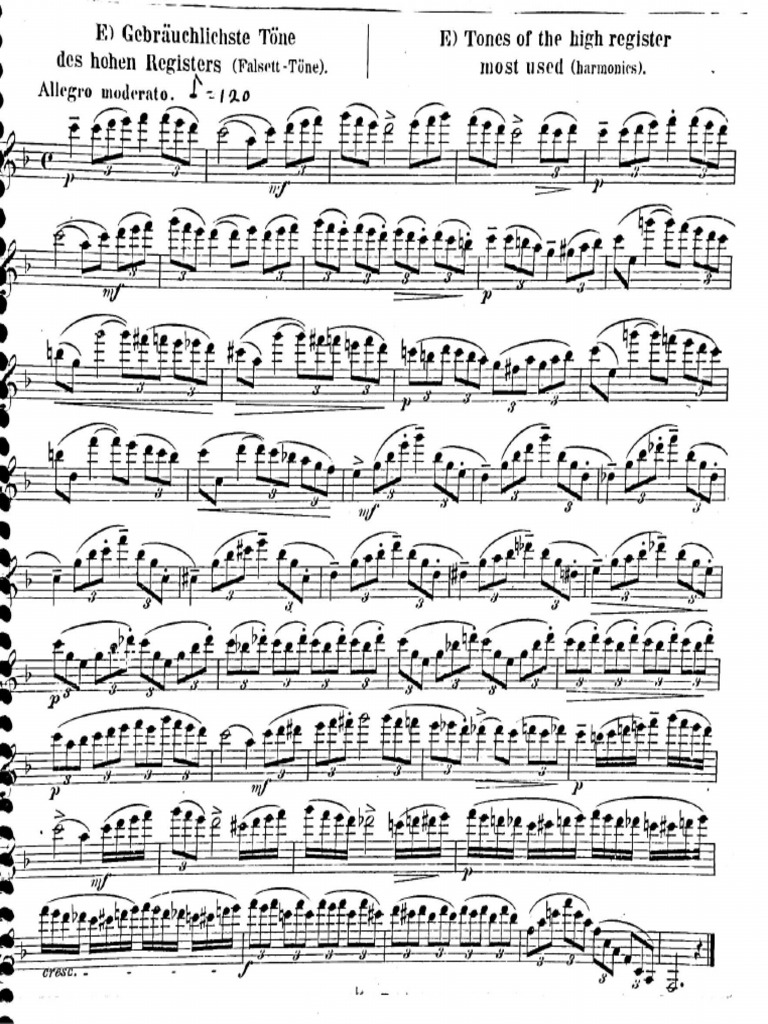 High Note Exercise | PDF