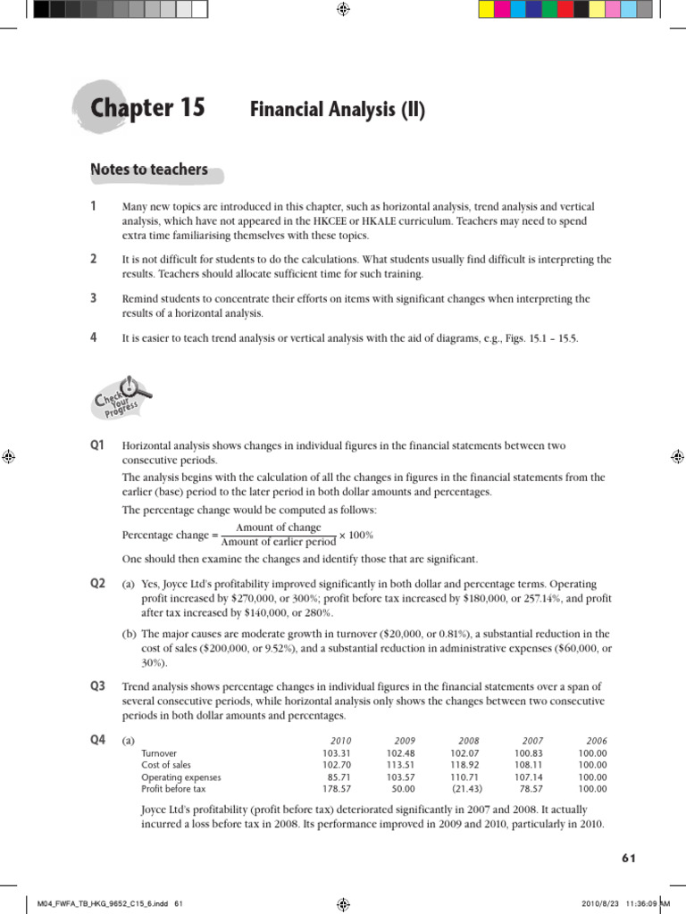 Financial Analysis Techniques Explained | PDF | Equity (Finance ...