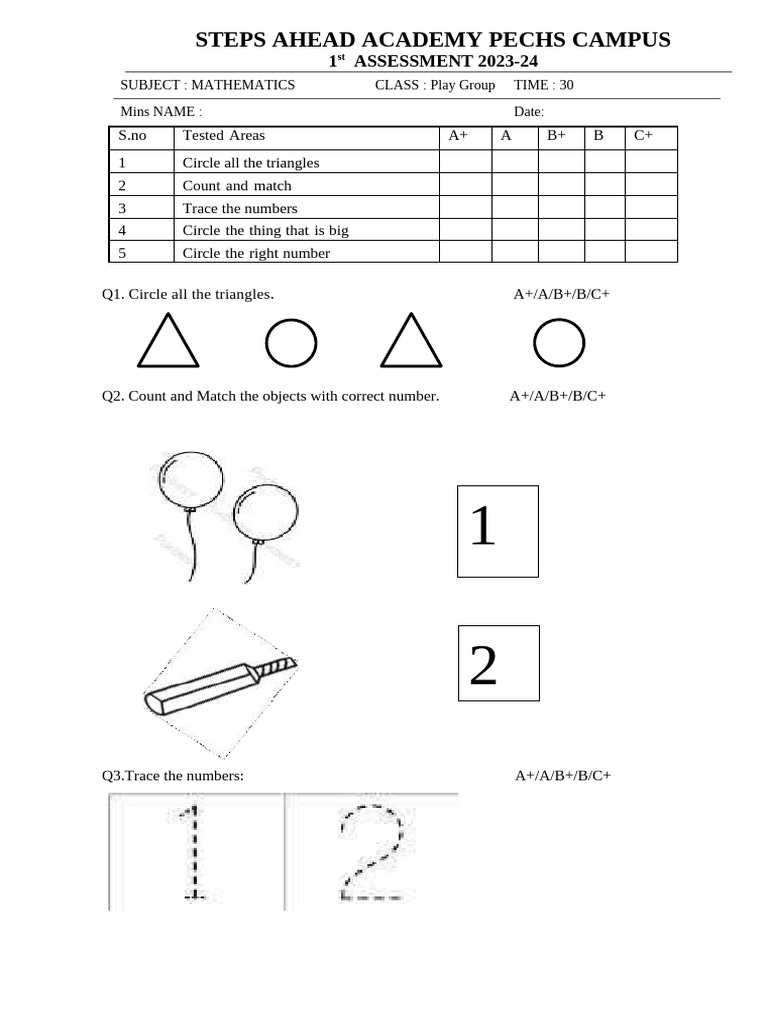 2023 24 1stasst PG Math | PDF
