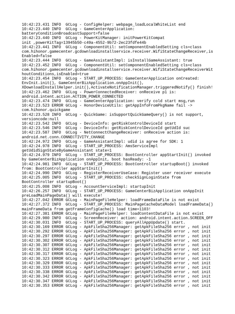 GameCenter Application Log Analysis | PDF | Software | Computer Science