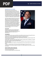 USAF Bio Template PDF Defence Ministries Military
