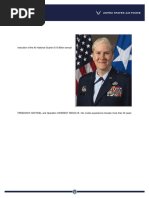 USAF Bio Template PDF Defence Ministries Military