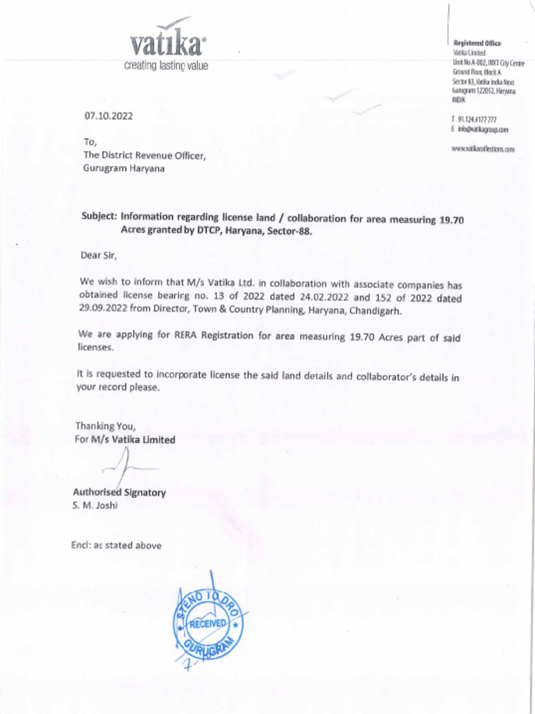 RERA Applied | PDF
