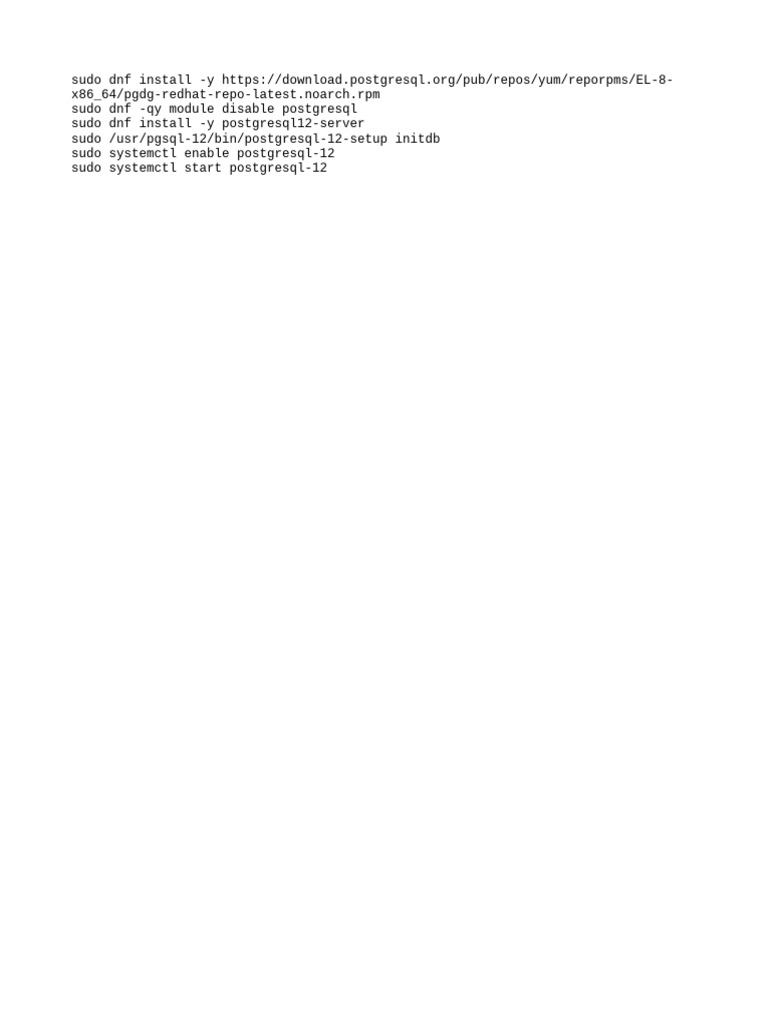 Install and Configure PostgreSQL 12 | PDF