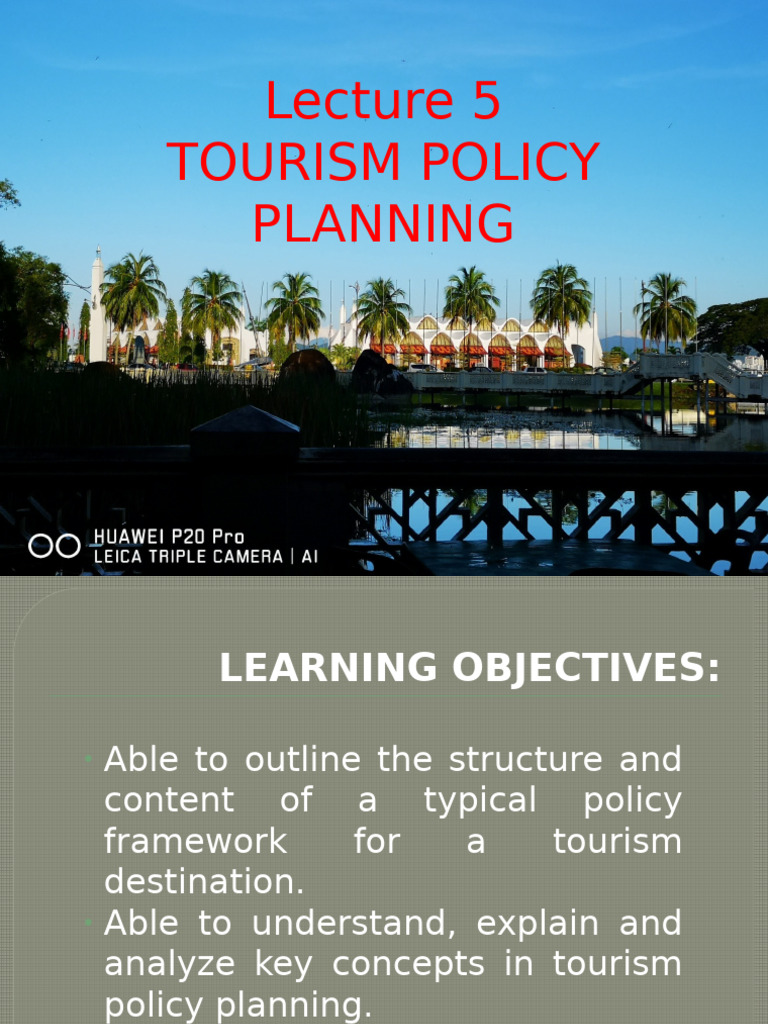 Malaysia's Tourism Policy Planning Guide | PDF | Policy | Tourism
