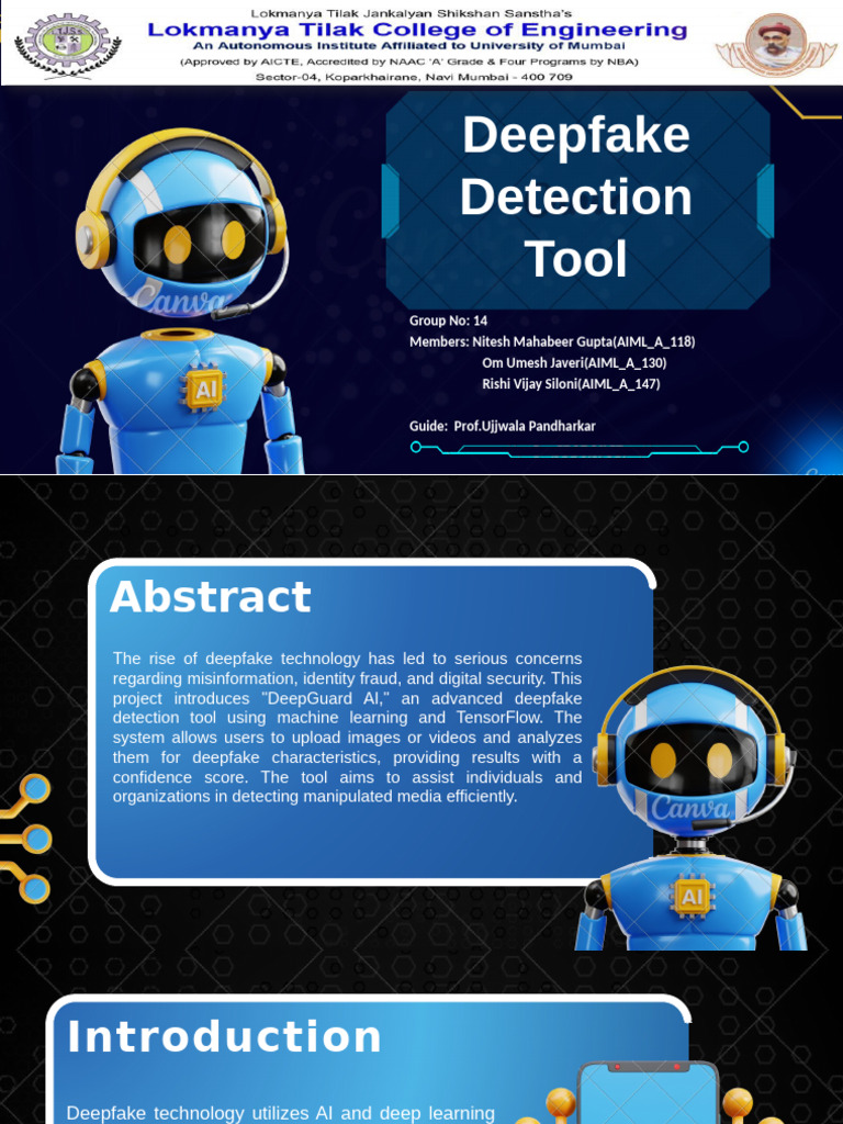 DeepGuard AI: Deepfake Detection Tool | PDF | Graphical User Interfaces ...