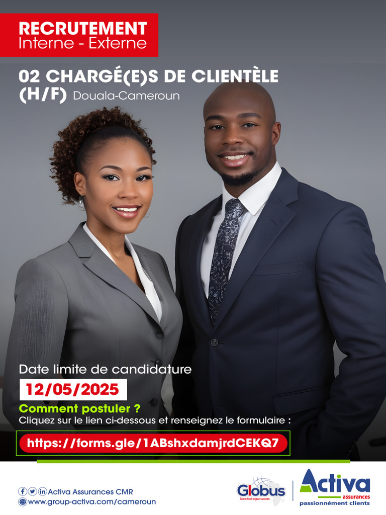 Recrutement 02 Chargés de Clientèle | PDF