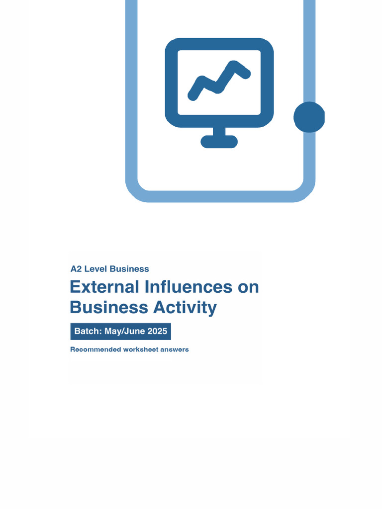 External Influences on Business Operations | PDF | Cost Of Living ...