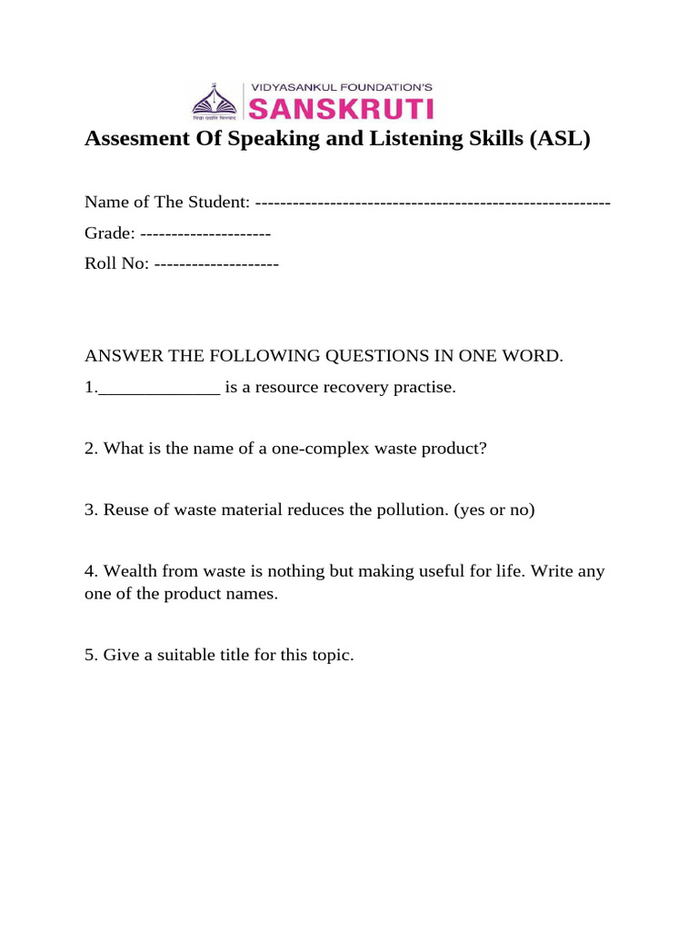 Asl English 24-25 Grade X | PDF
