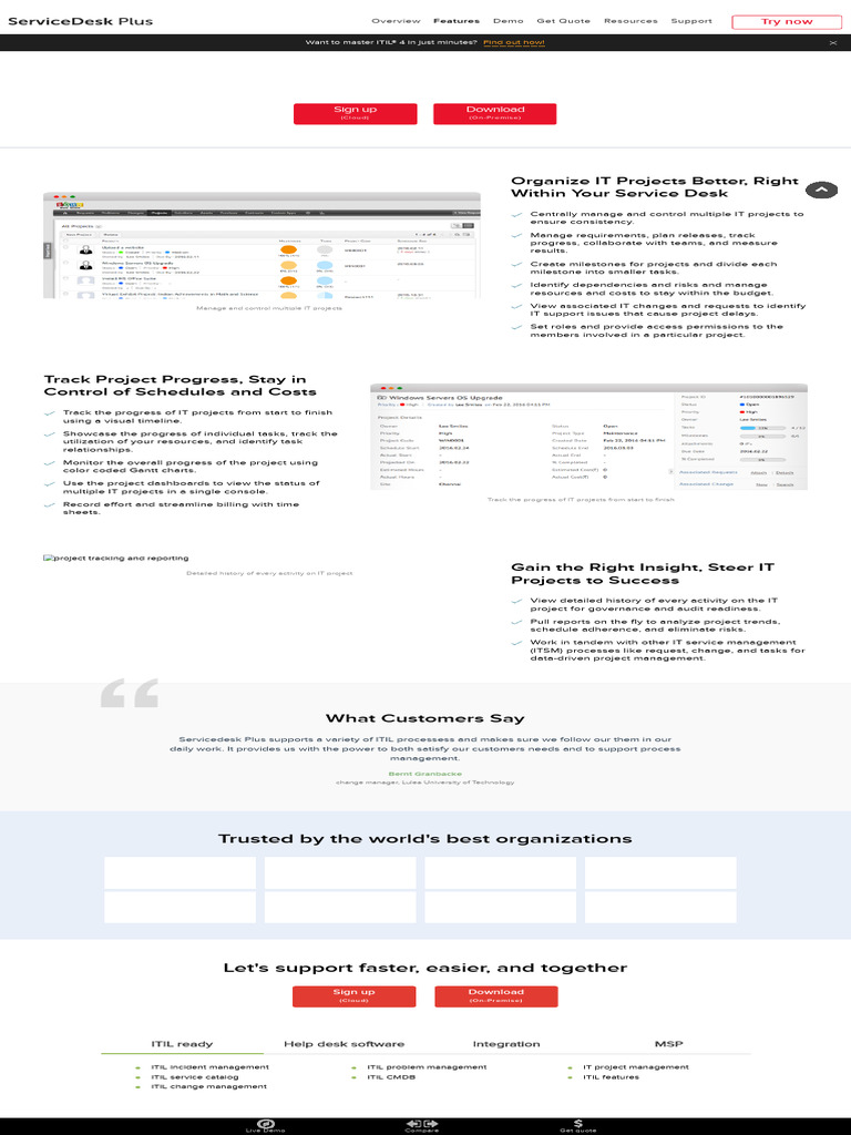 IT Project Management Software - Project Tracking Tool | PDF | Project ...
