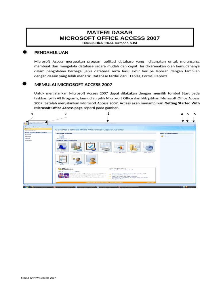 Panduan Lengkap Microsoft Access 2007 | PDF