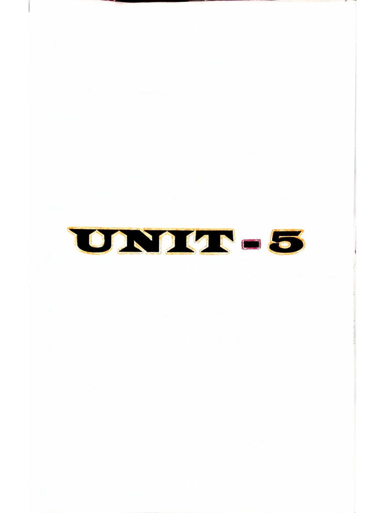 PTSP Notes Unit 4 | PDF