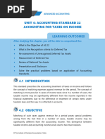 AS 22: Accounting for Income Taxes | PDF