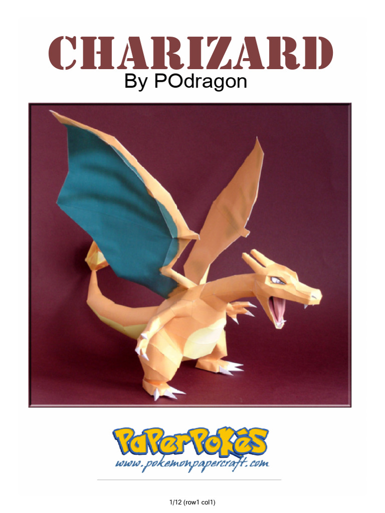 Charizard A4 Lines | PDF
