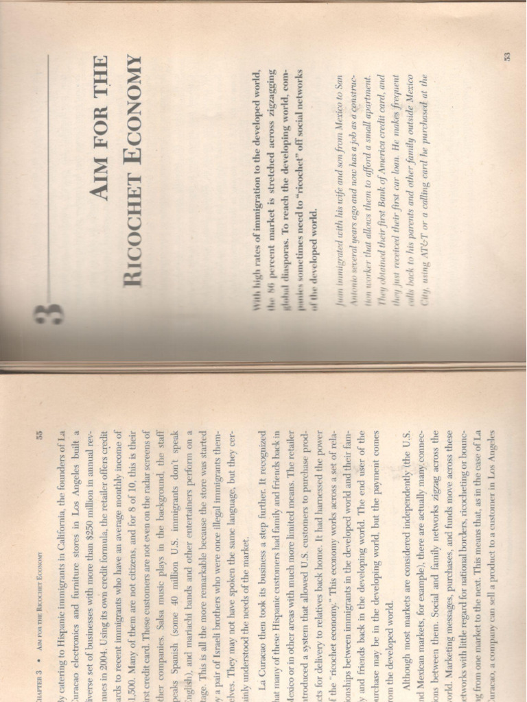 Chapter # 03 Aim For The Richochet Economy | PDF