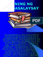 PAGSASALAYSAY