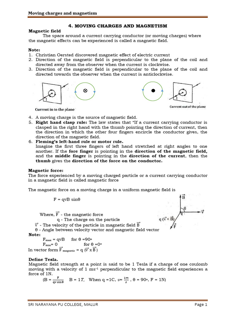 Defining 1 Tesla in Magnetism | PDF | Magnetic Field | Force