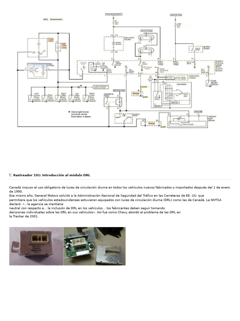 Introducción al módulo DRL en vehículos | PDF