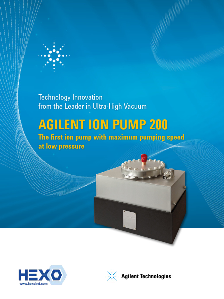 Agilent VIP 200 Ion Pump Overview | PDF | Vacuum | Gases