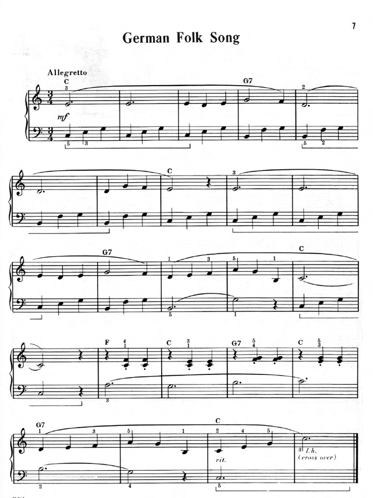 German Folk Song | PDF