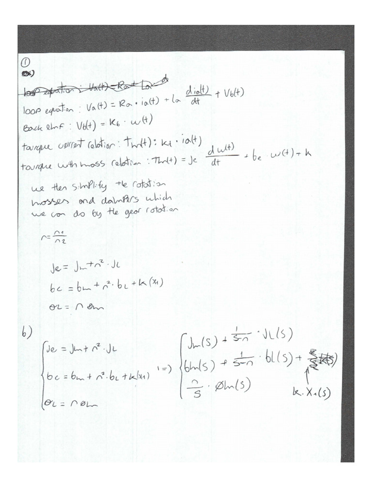 Control Exam Answer | PDF
