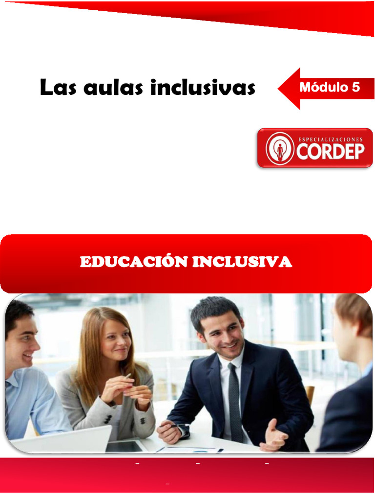 Las Aulas Inclusivas: Educación Inclusiva | PDF | Plan de estudios ...