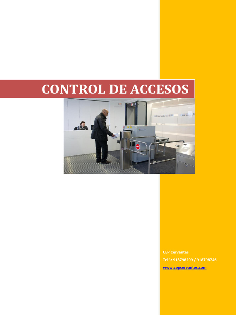 Control de Accesos: Identificación y Seguridad | PDF | Biometría ...