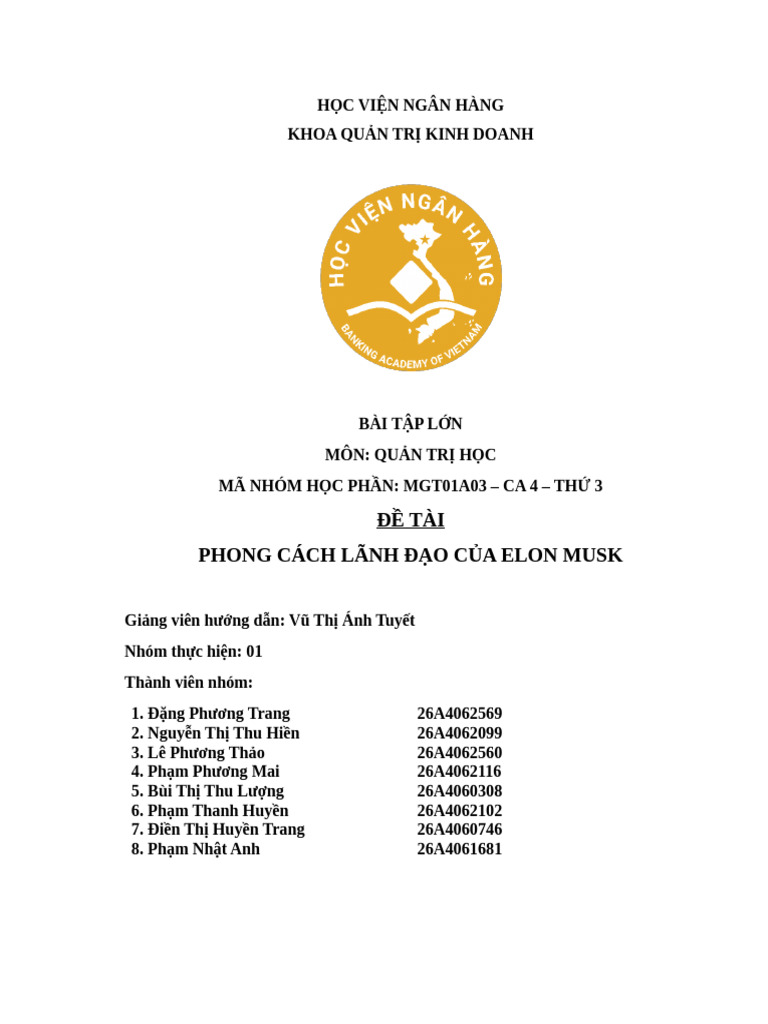 Nhóm 1 - BTL QTH | PDF