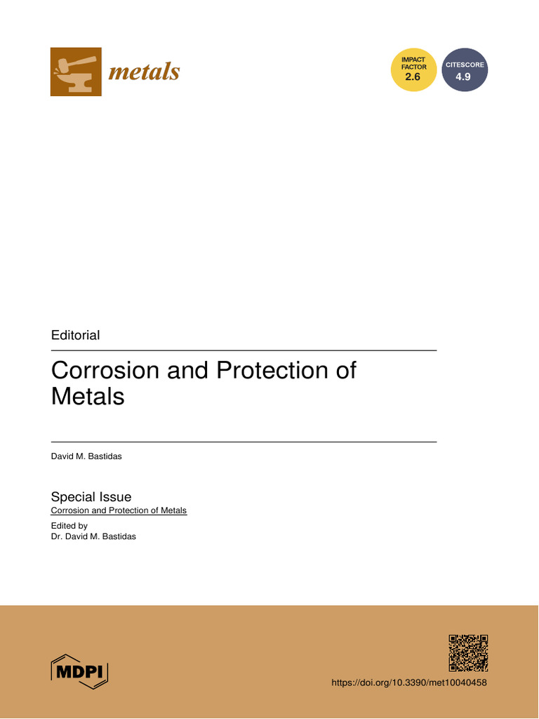 Corrosion and Metal Protection Insights | PDF | Corrosion | Stainless Steel