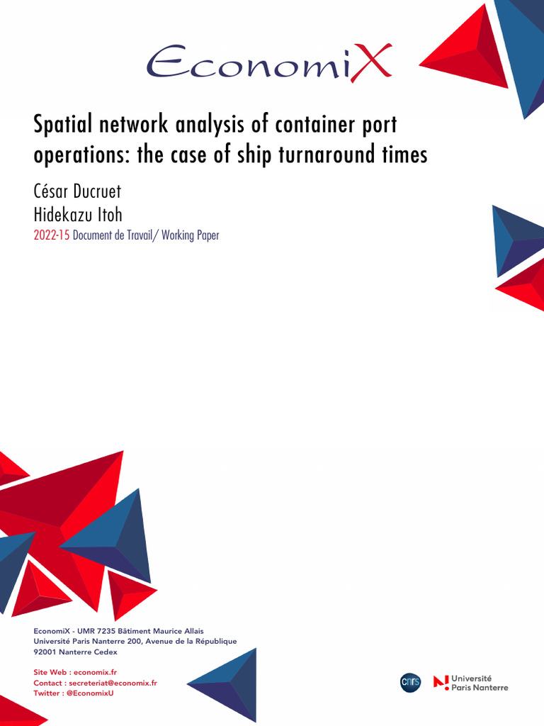 Ship Turnaround Times in Container Ports | PDF | Port