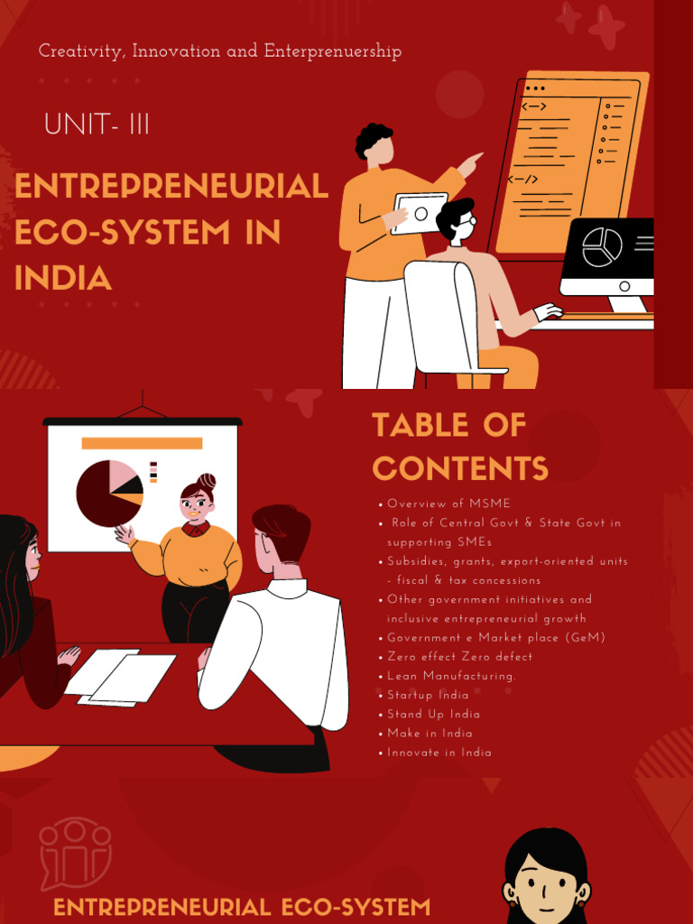 Indian Entrepreneurial Ecosystem Overview | PDF | Lean Manufacturing ...