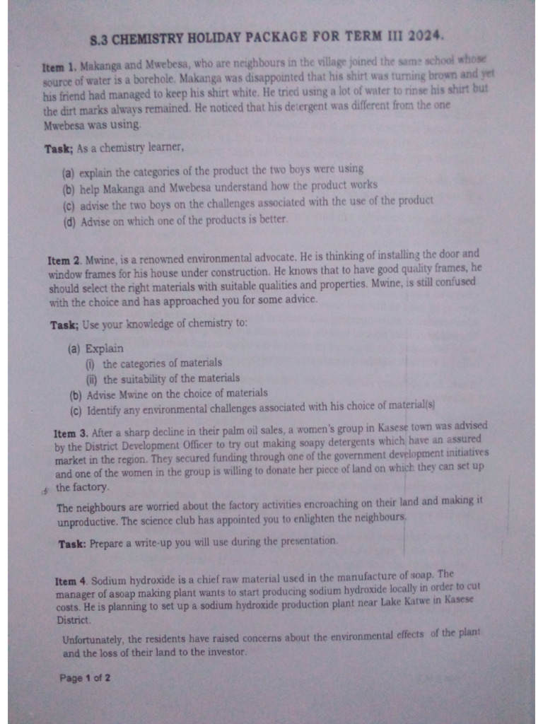 KSS Chemistry | PDF